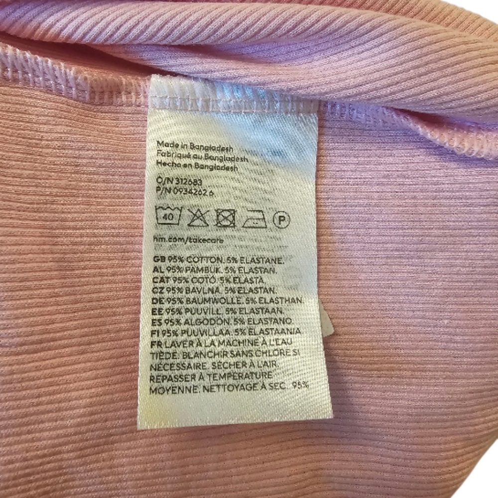 Pink Divided H&M Women's Ribbed Tank Top - Picture 9 of 10